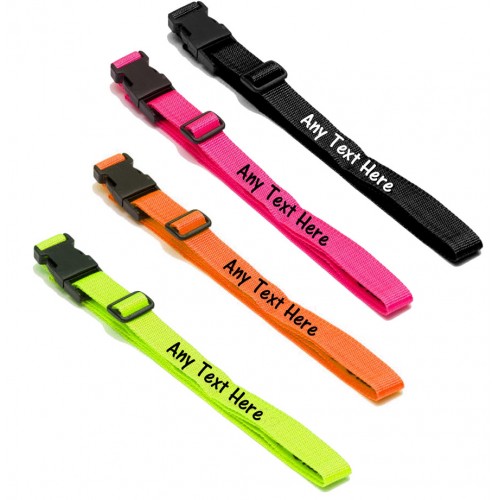 personalised luggage straps ebay